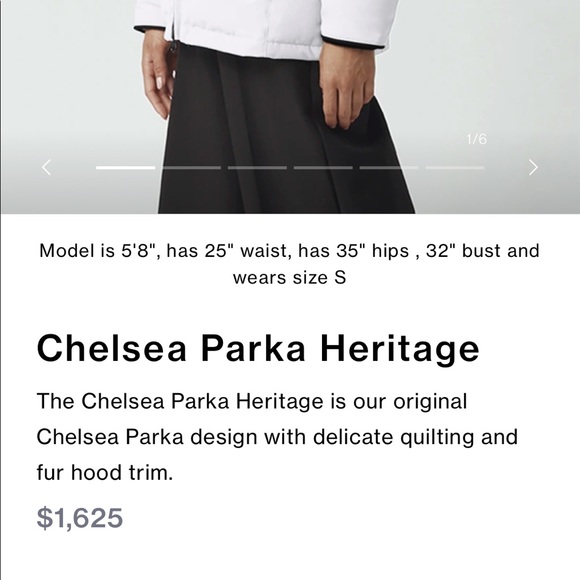 Canada Goose Chelsea Parka Heritage AUTHENTIC - Picture 2 of 8